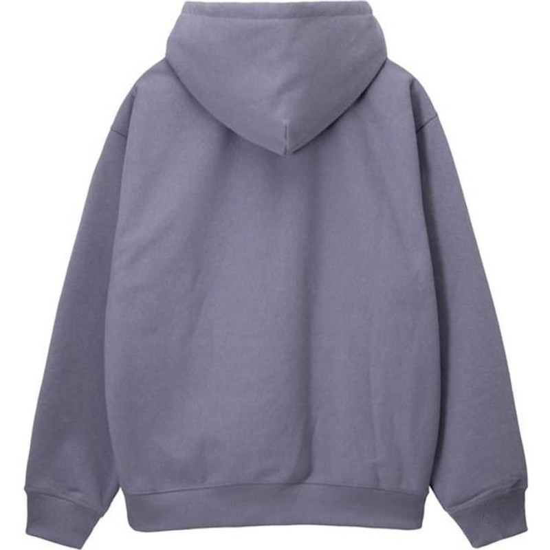 Stüssy Stussy Stock Logo Applique Hoodie 'Mauve' 118475-MAUV outlook