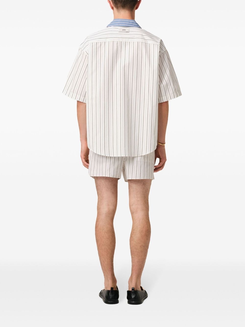 camp-collar shirt - 4