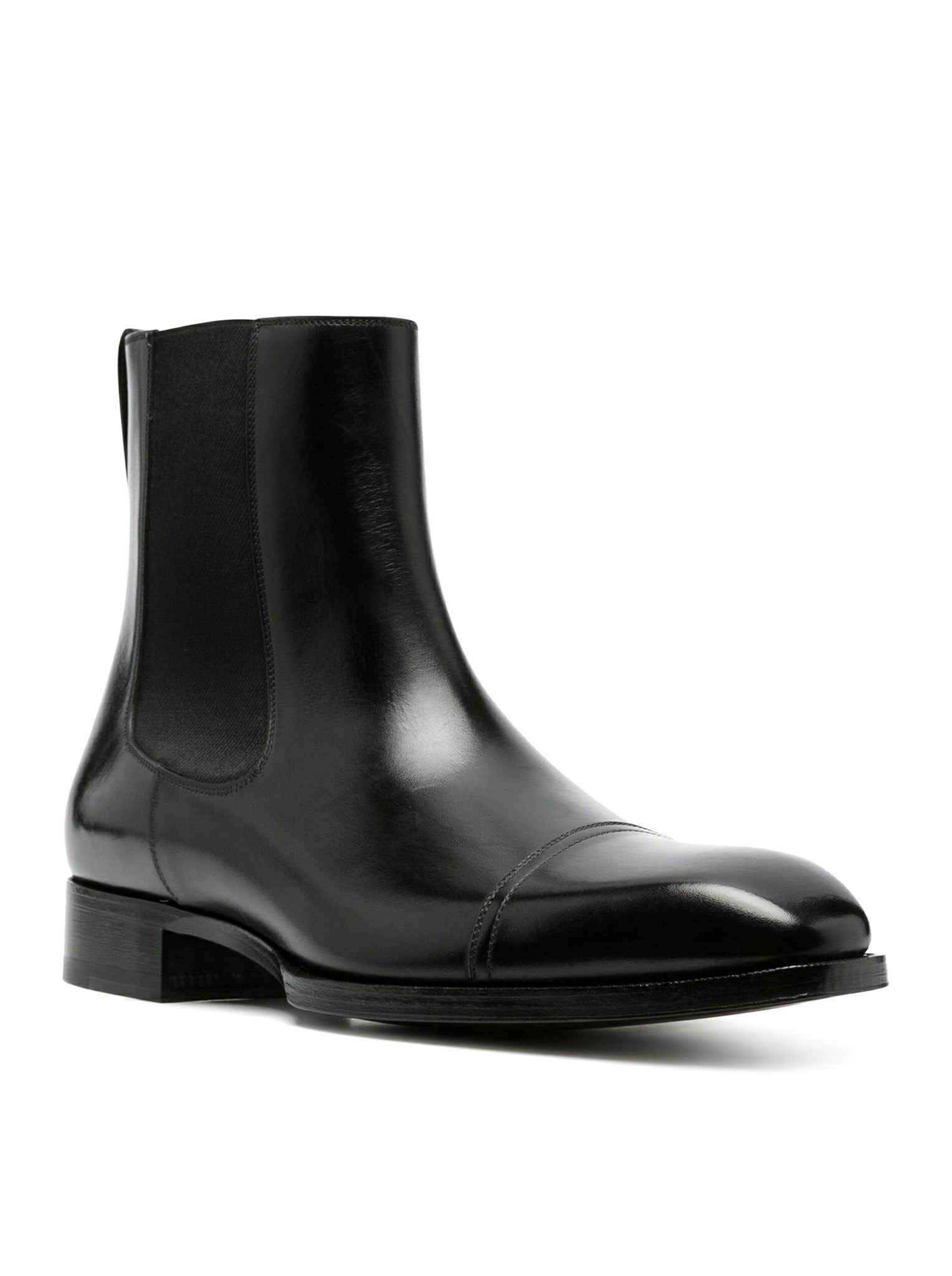 BURNISHED LEATHER ANKLE BOOTS - 3