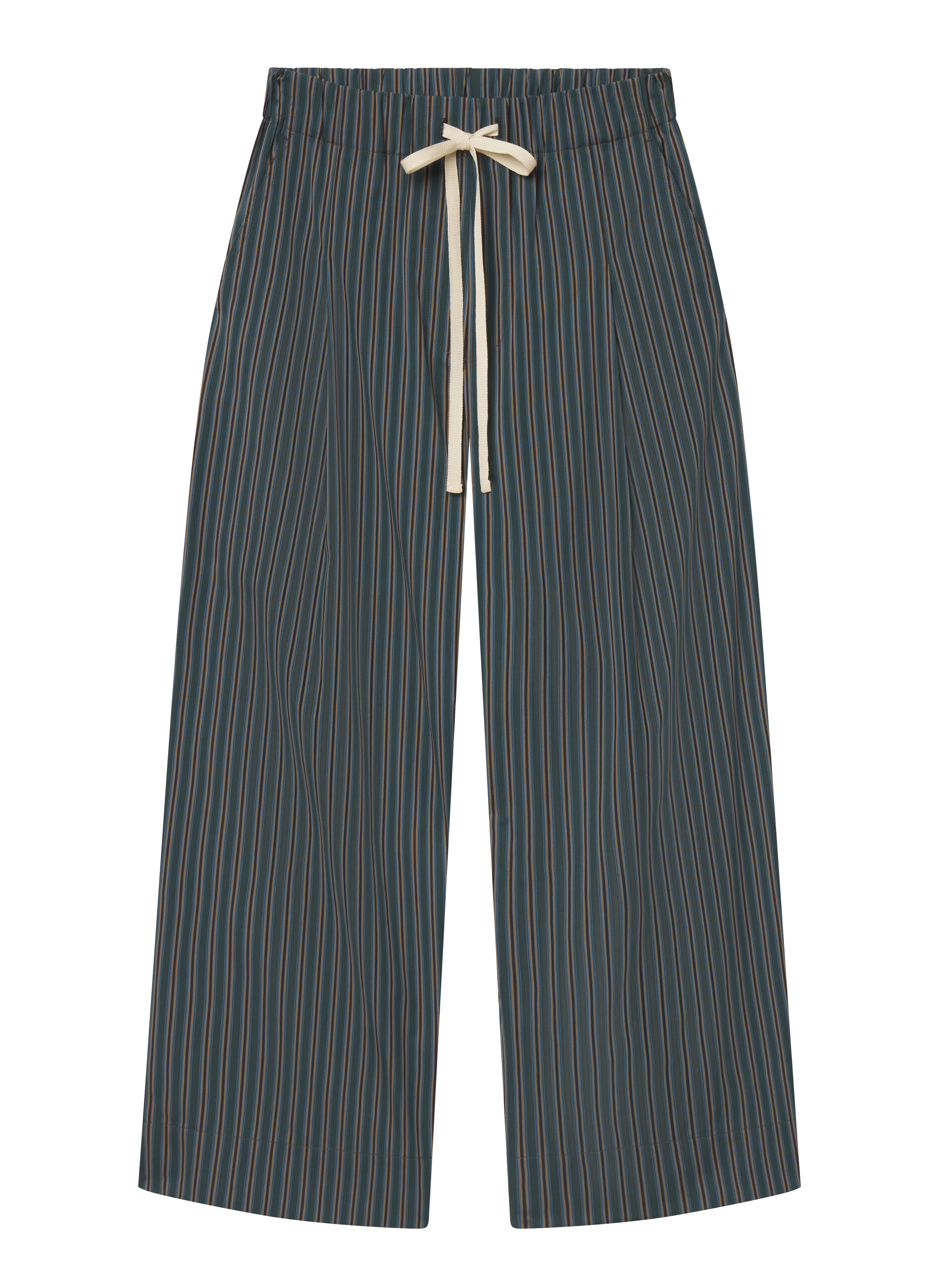 James Striped Cotton Drawstring Pant - 1