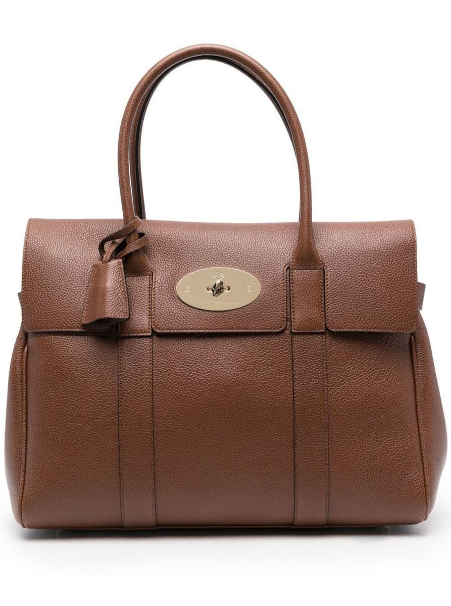 BAYSWATER BROWN LEATHER HANDBAG MULBERRY WOMAN - 1