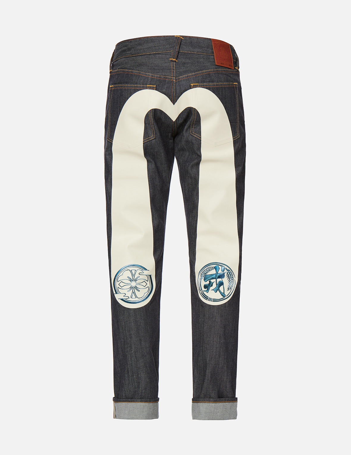 Daicock Print with Embroidered Kamon Carrot Fit Jeans #2017 - 1