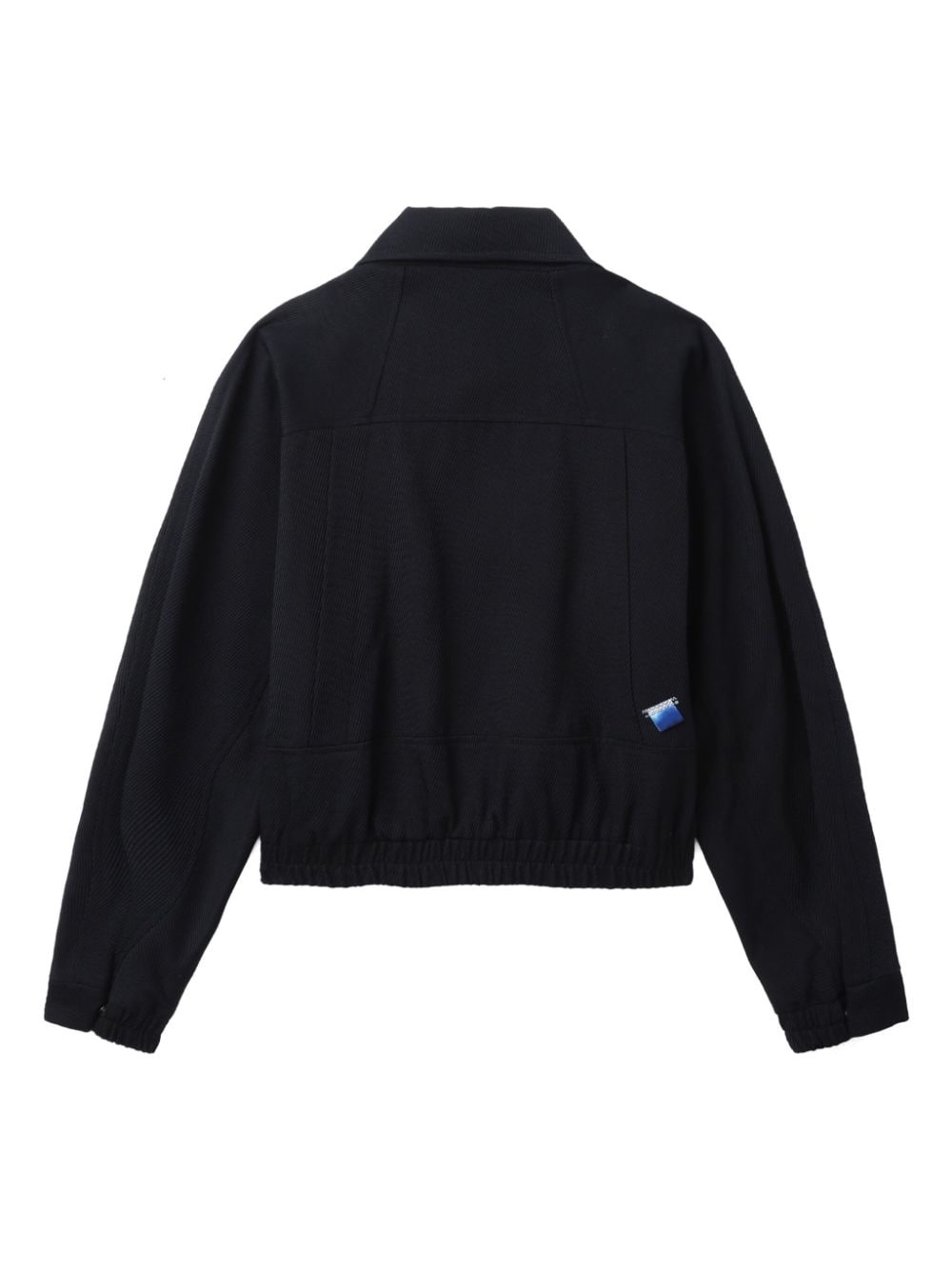 panelled wool blend bomber jacket - 6