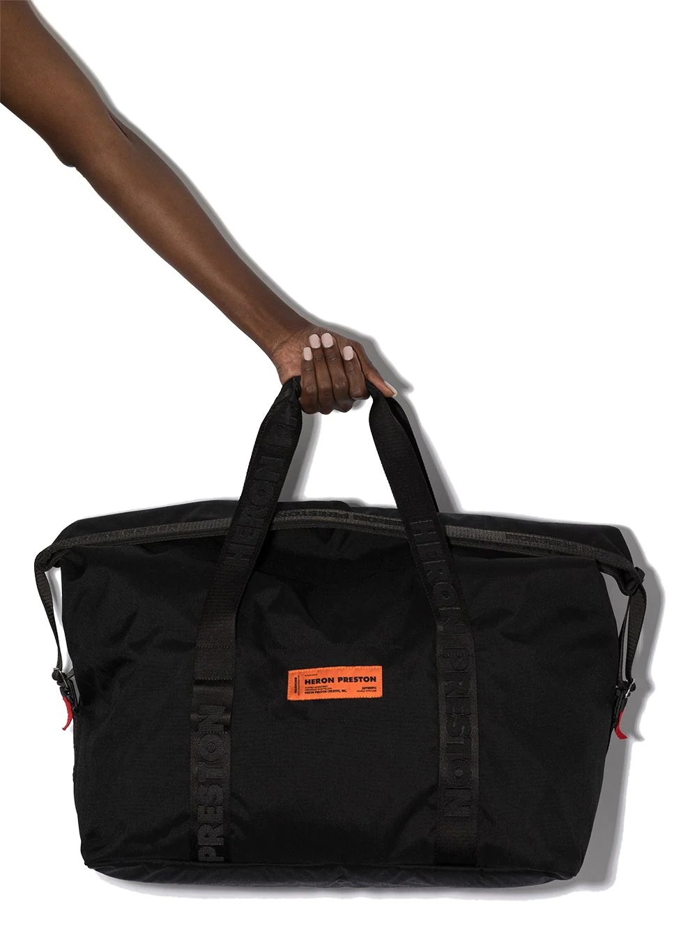 logo patch duffle bag - 4