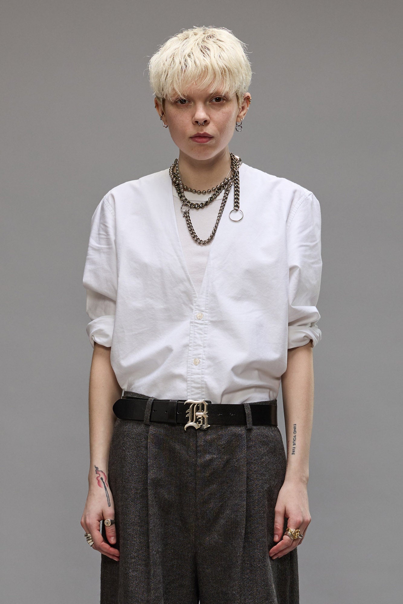 FOLDBACK SHIRT - OXFORD WHITE - 4