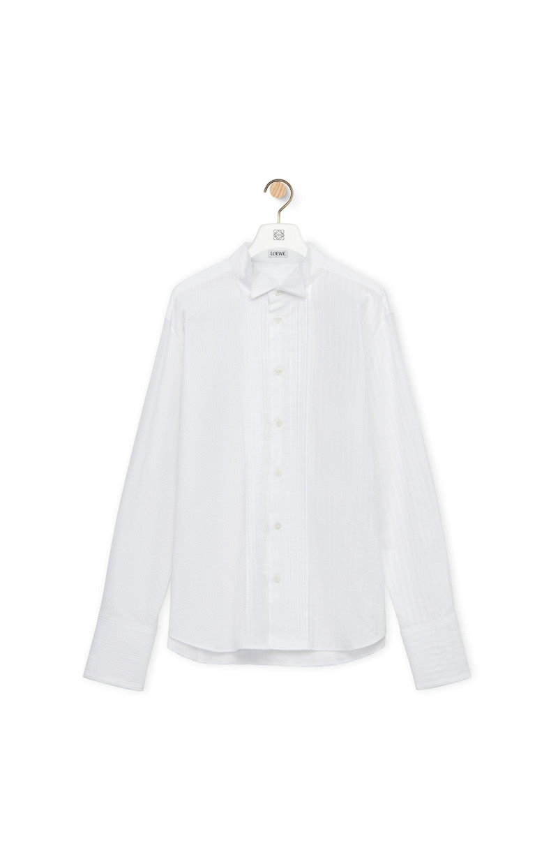 Pleated shirt in cotton 1