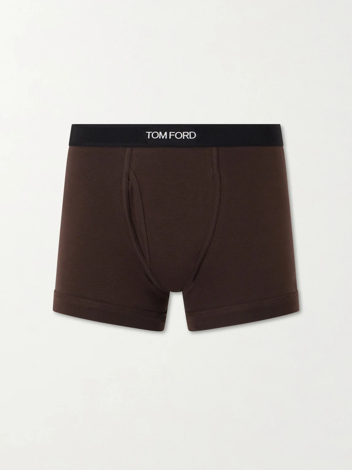 Stretch Cotton-Blend Jersey Boxer Briefs - 1