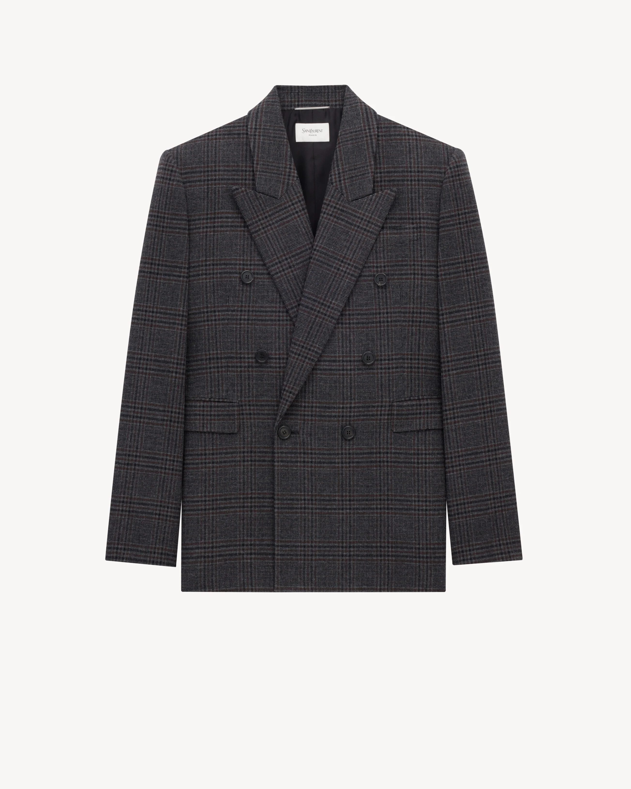 JACKET IN PRINCE OF WALES WOOL - 1