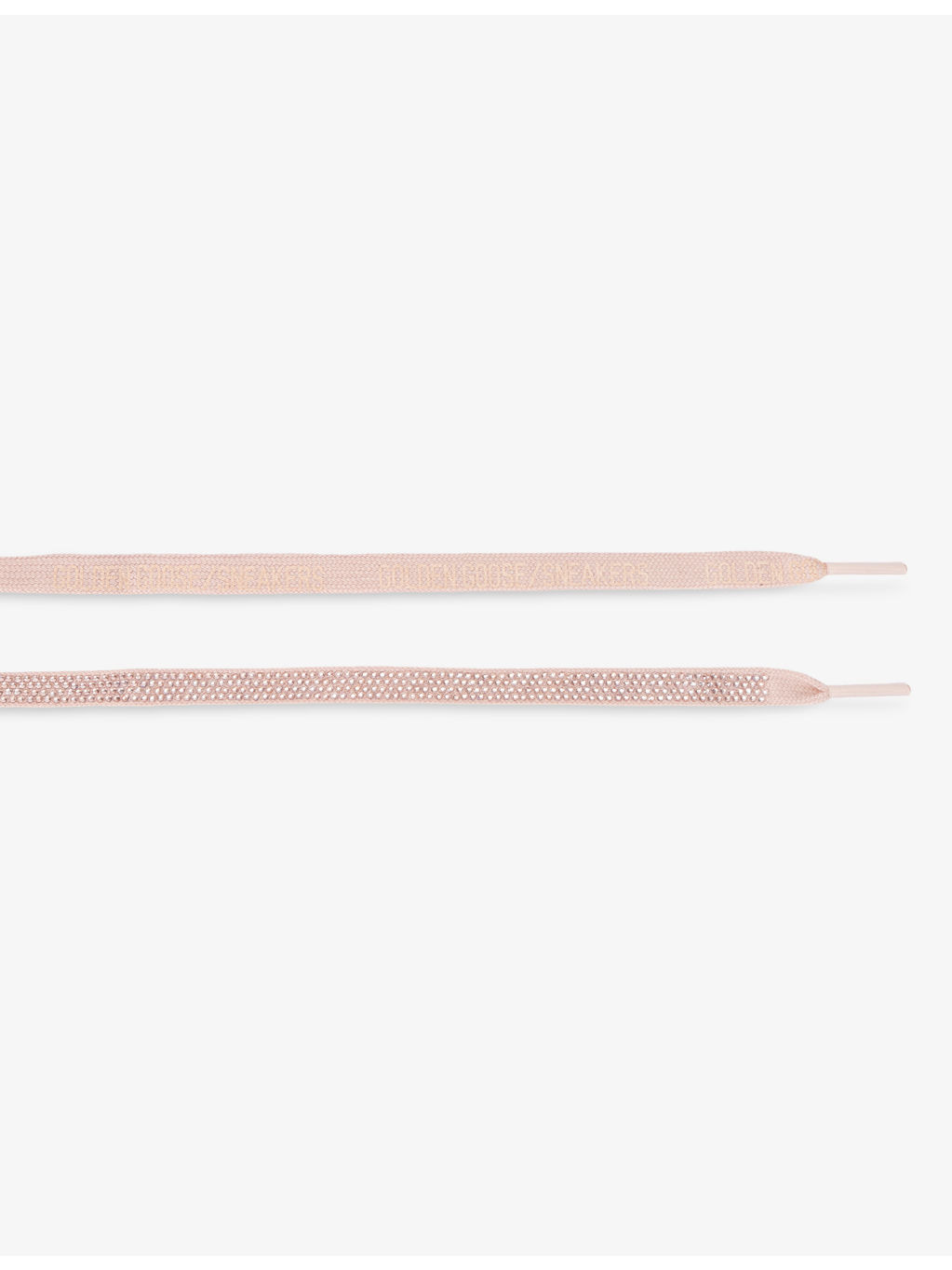 Crystal-Embellished Woven Shoe Laces - 2