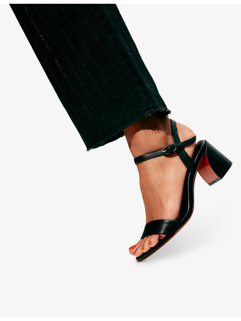 Miss Jane 55 leather heeled sandals - 5
