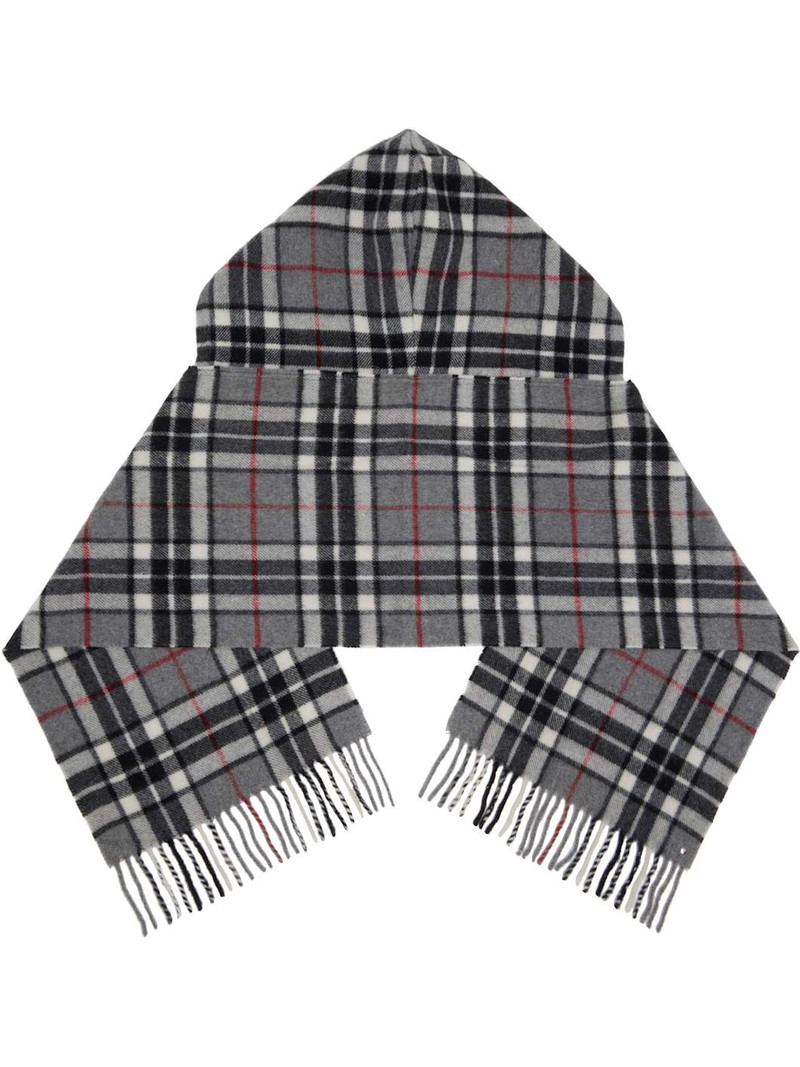 BLESS Gray Hood Scarf outlook