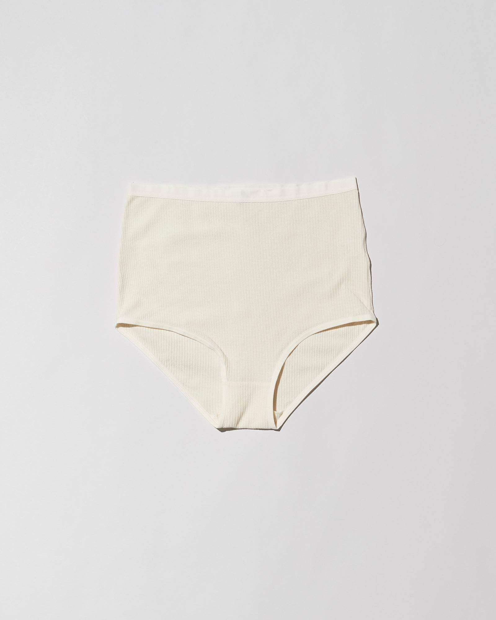Highwaist Bell Pants - Fine Organic Cotton Rib - 6