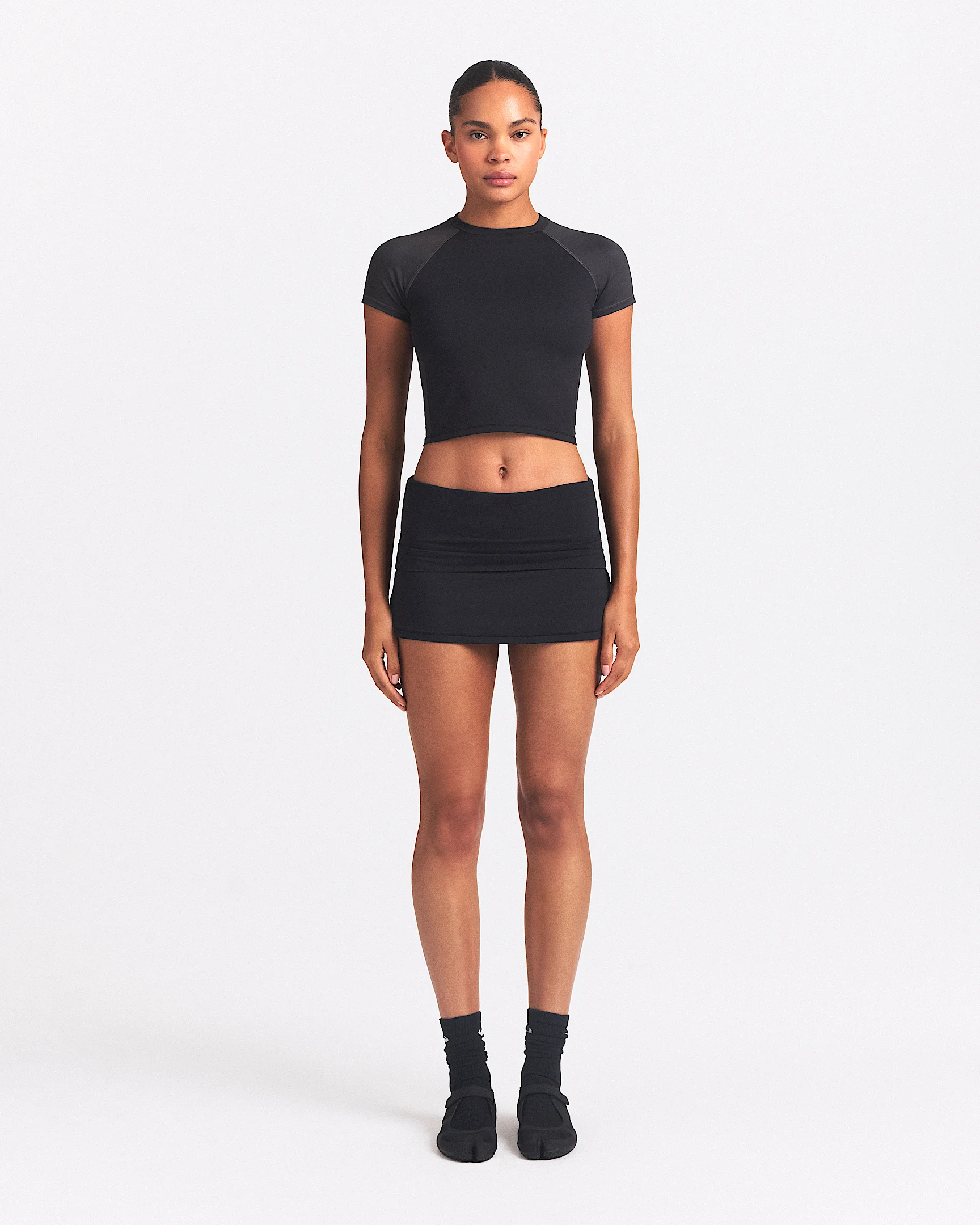 NikeSKIMS Airy Women's Fold-Over Waistband Skort - 1