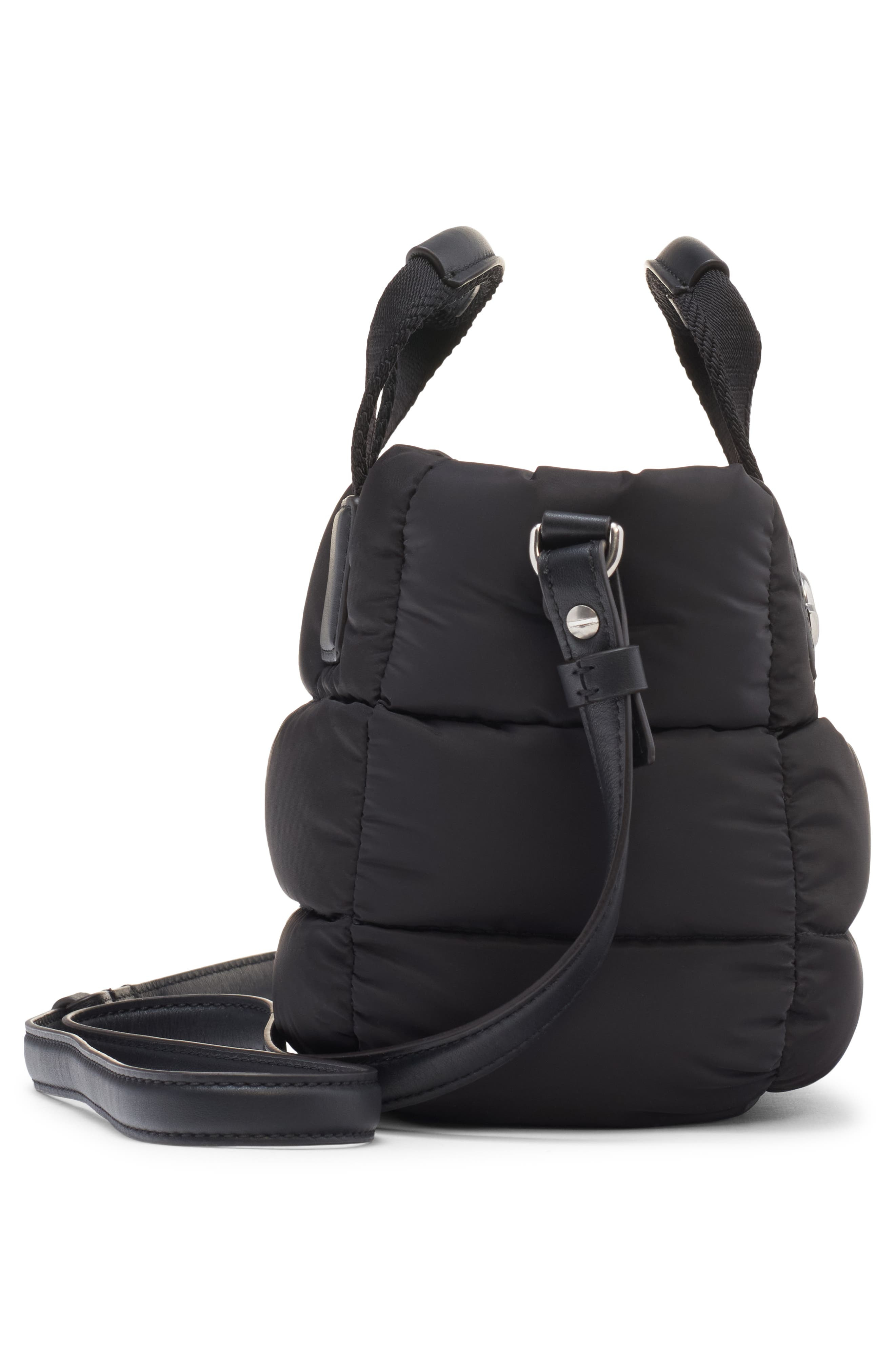 Moncler Micro Caradoc Puffer Tote in Black at Nordstrom - 6