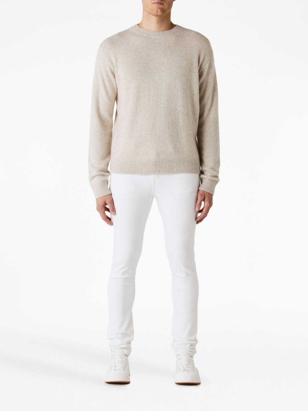 long-sleeved cashmere jumper - 2