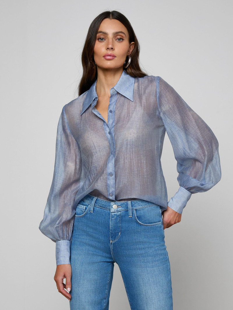 L'AGENCE Jayleen Blouse outlook