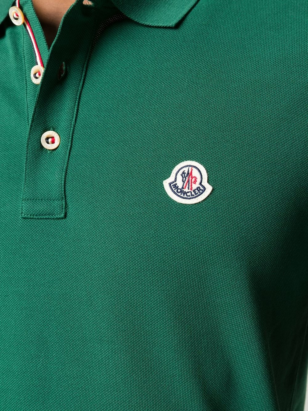 logo patch polo shirt - 5