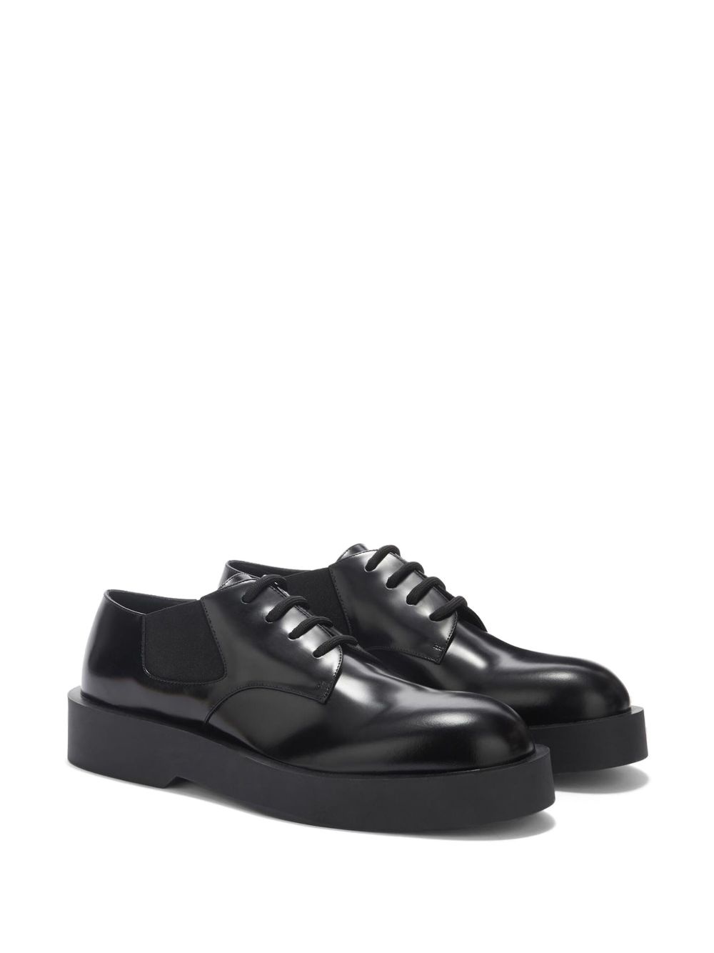 chunky-sole leather Derby shoes - 2
