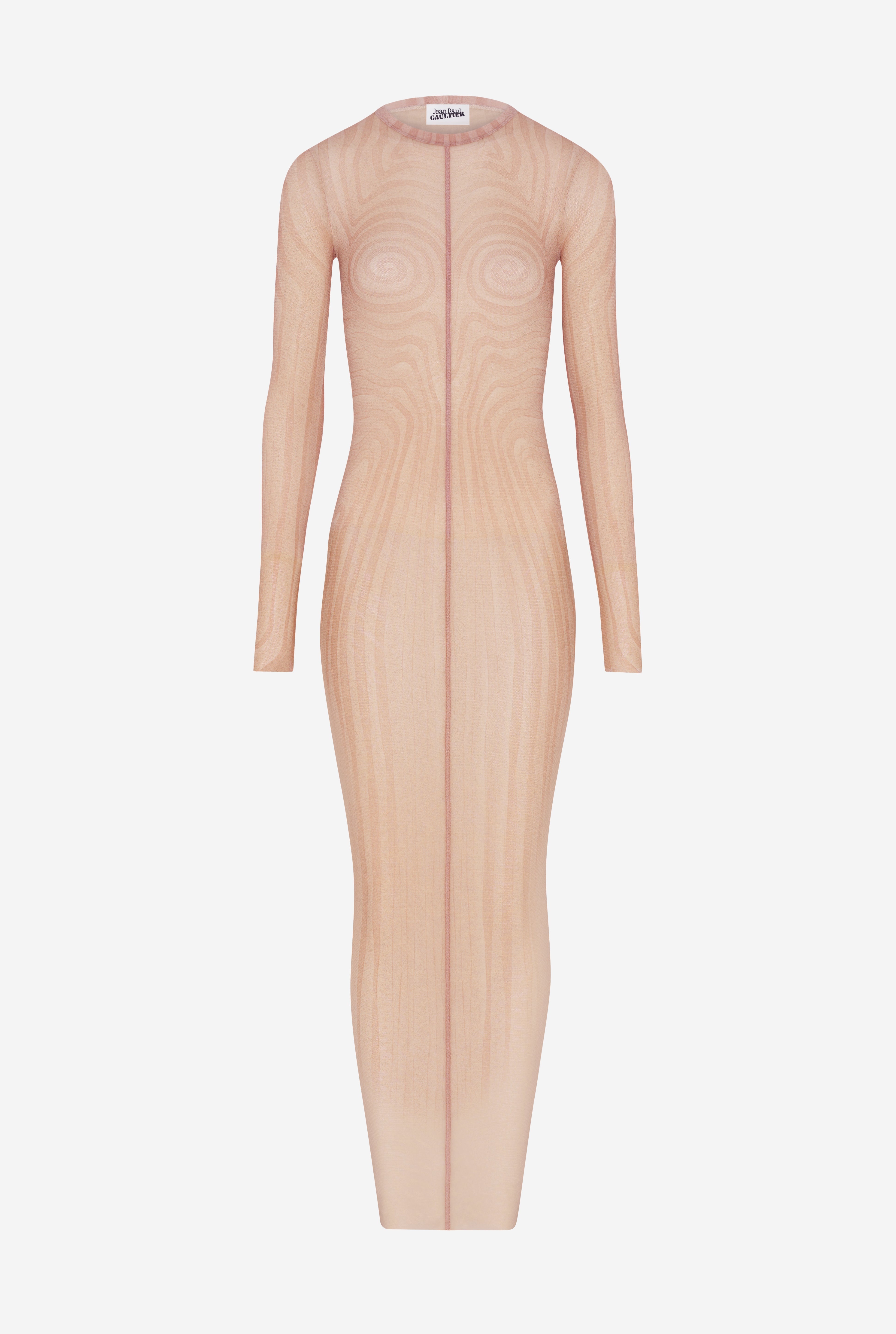 THE LONG PINK “SPIRALE” DRESS - 5