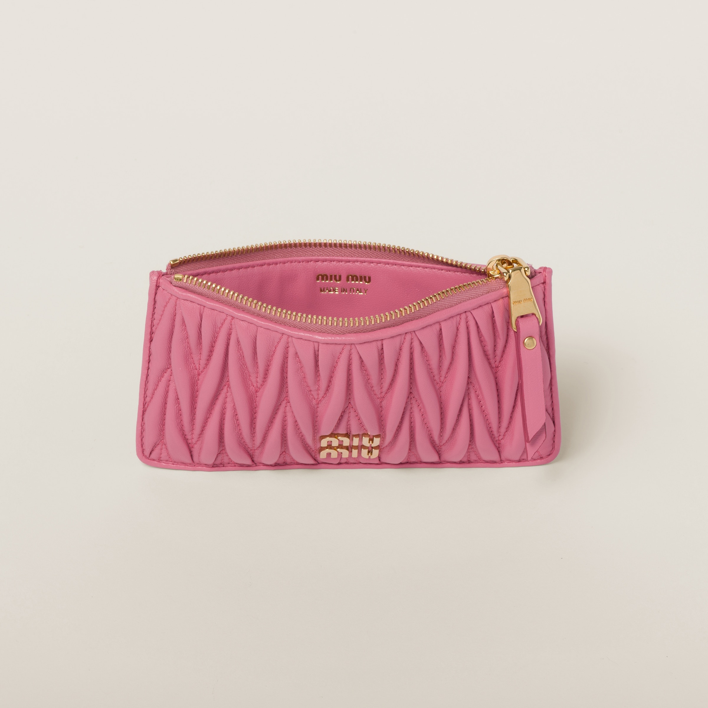 Matelassé nappa leather envelope wallet - 2