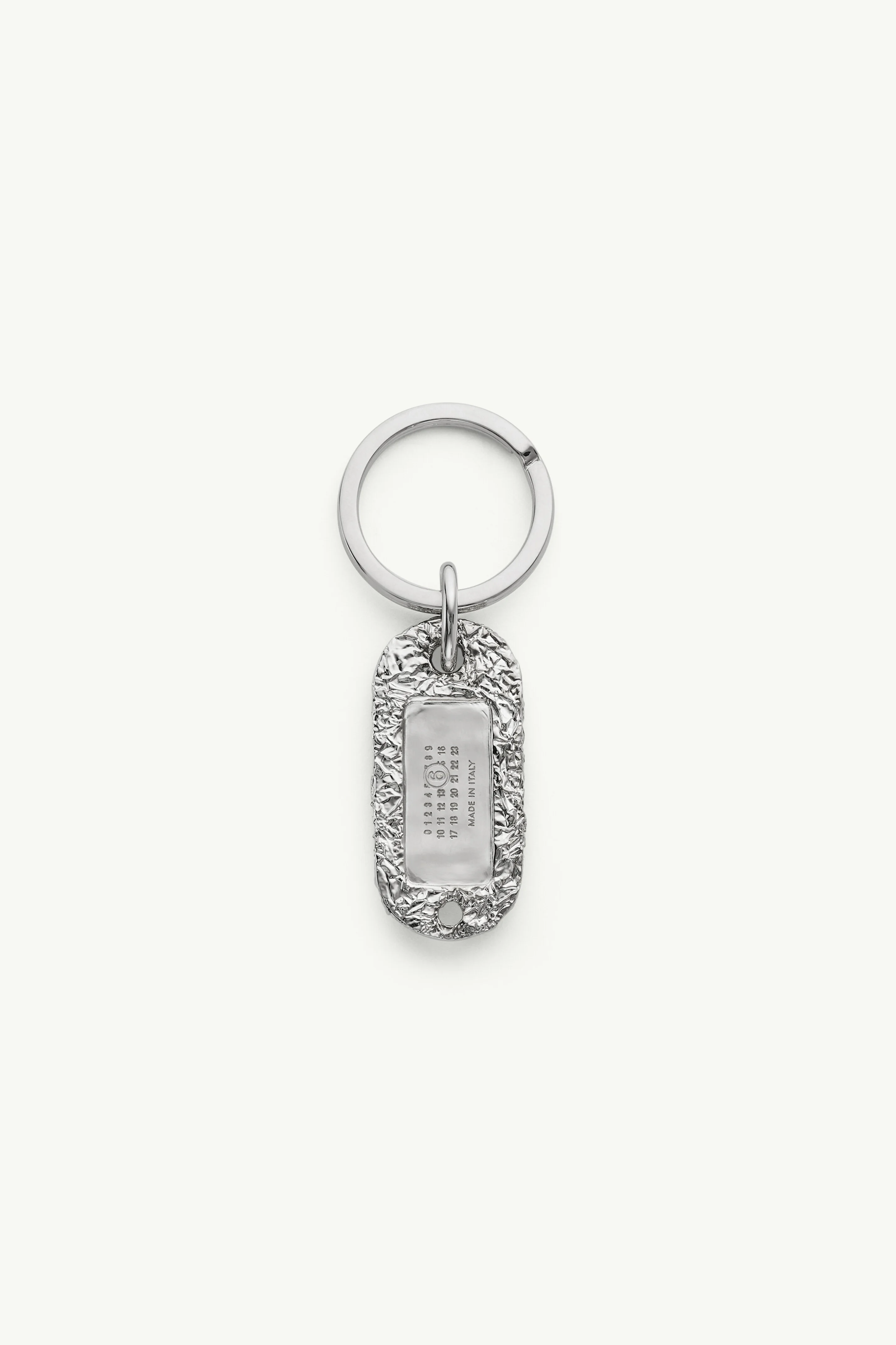 Silver foil keyring - 1