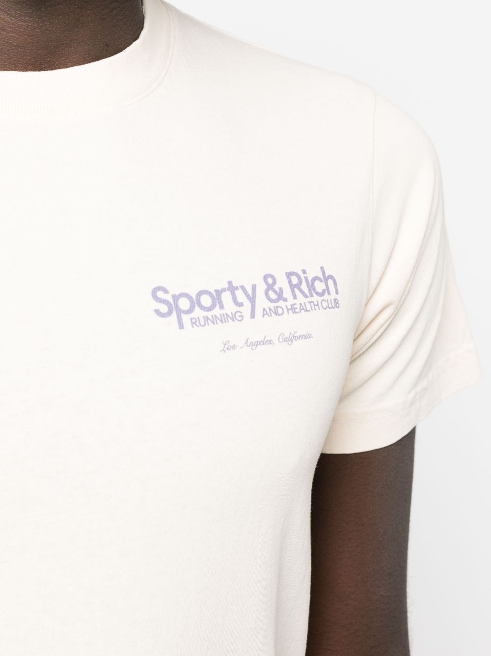 logo-print cotton T-shirt - 6