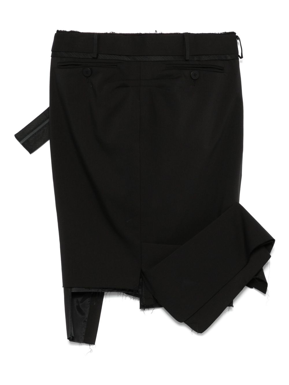 asymmetric mini skirt - 2