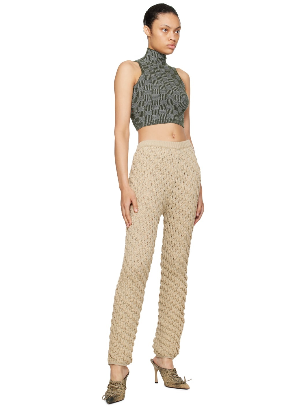 Beige Cereal Lounge Pants - 4