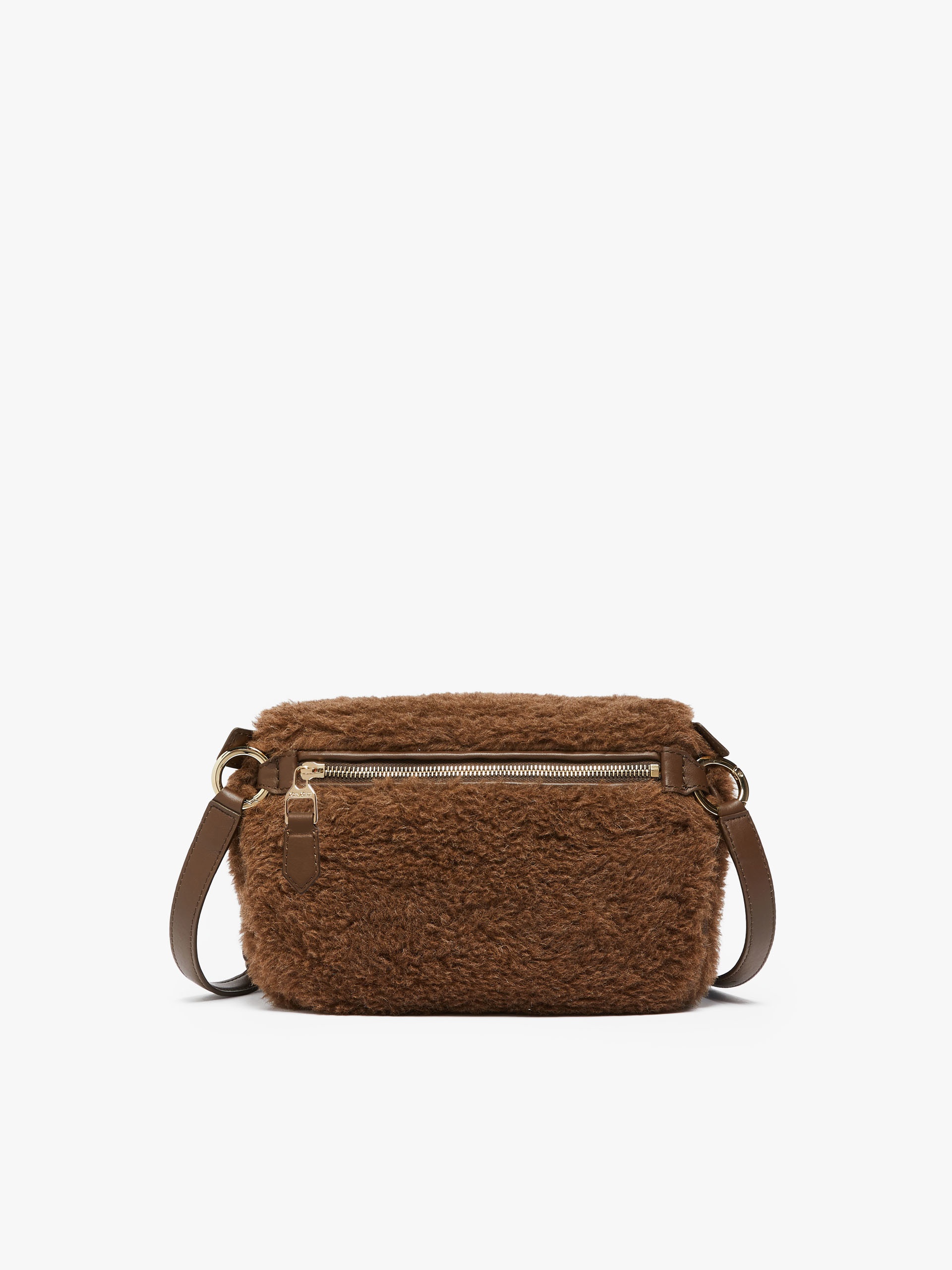 TEDDYBANANE4 Belt bag in alpaca and cashmere Teddy fabric - 3