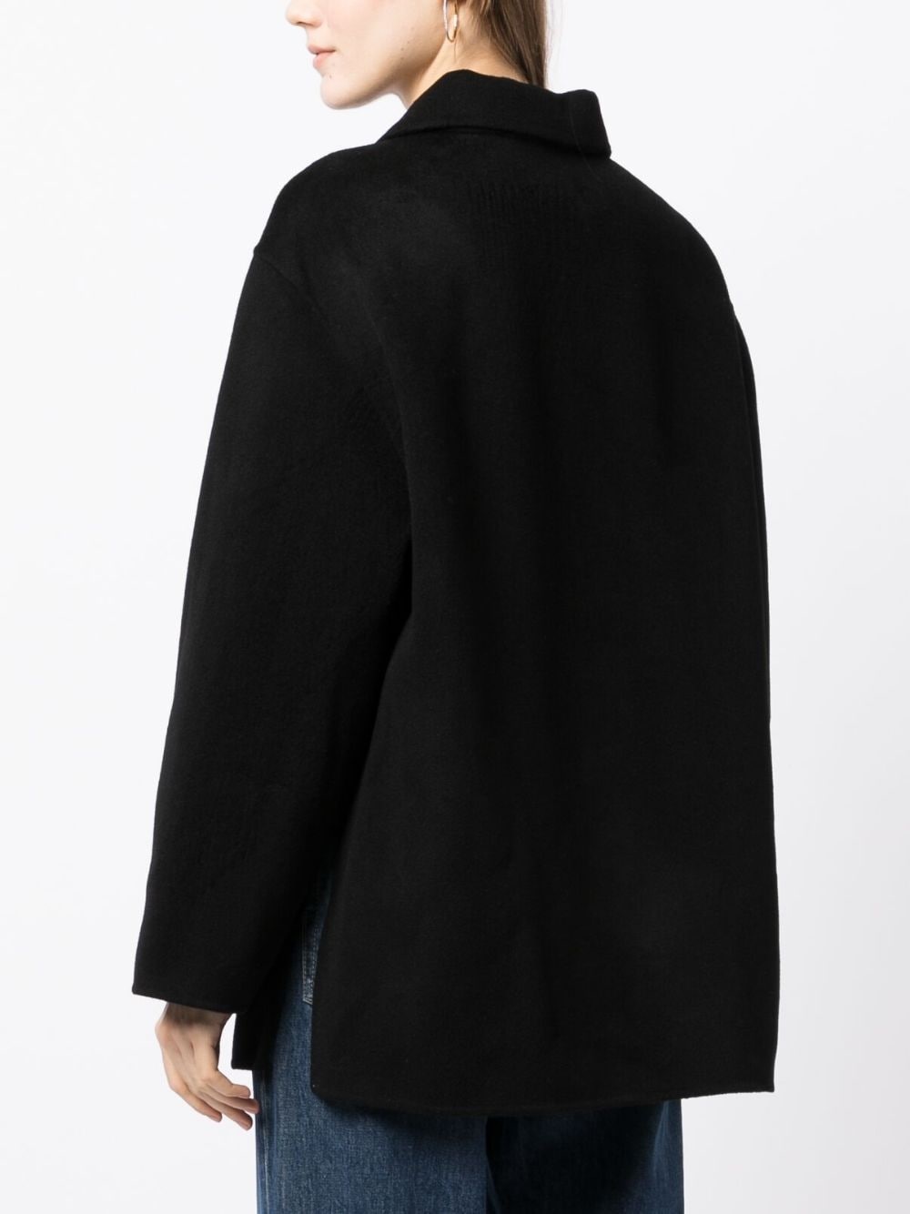 cashmere buttoned jacket - 4