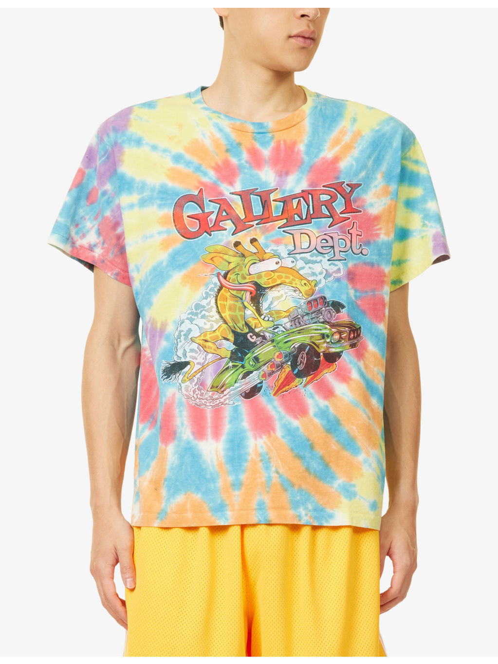 Rally Tie-Dye Graphic-Print Cotton-Jersey T-Shirt - 3