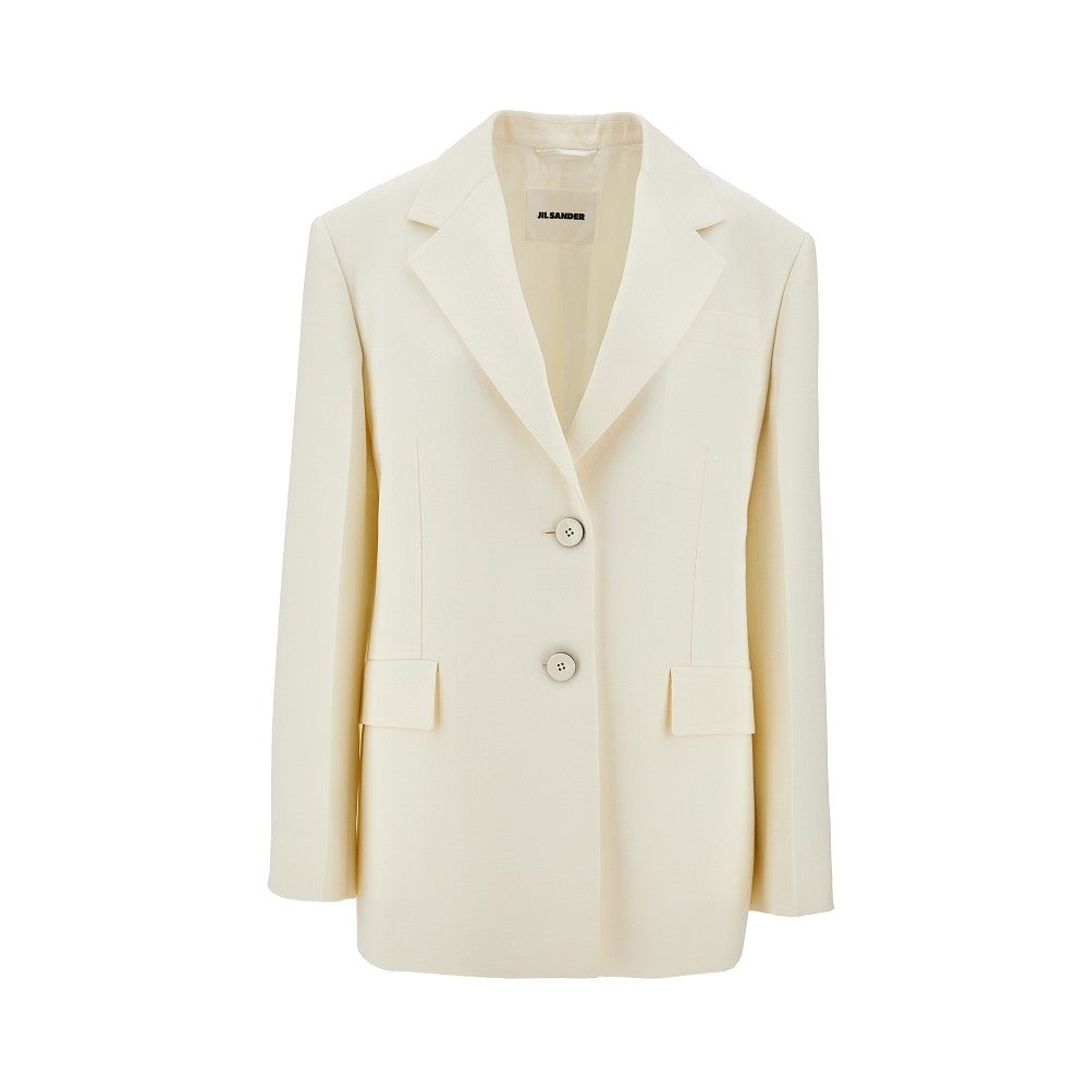 ジャケット Jil Sander Viscose Silk Blend Tailored Jacket Jil Sander Viscose Blend Jacket | ShopSimon