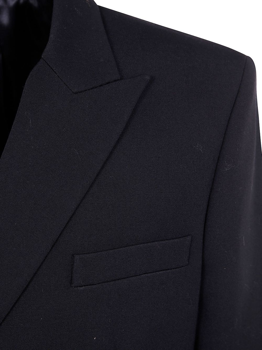 wool double-breasted blazer - 3