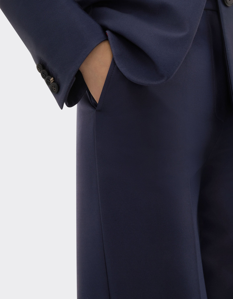 Technical gabardine trousers 5