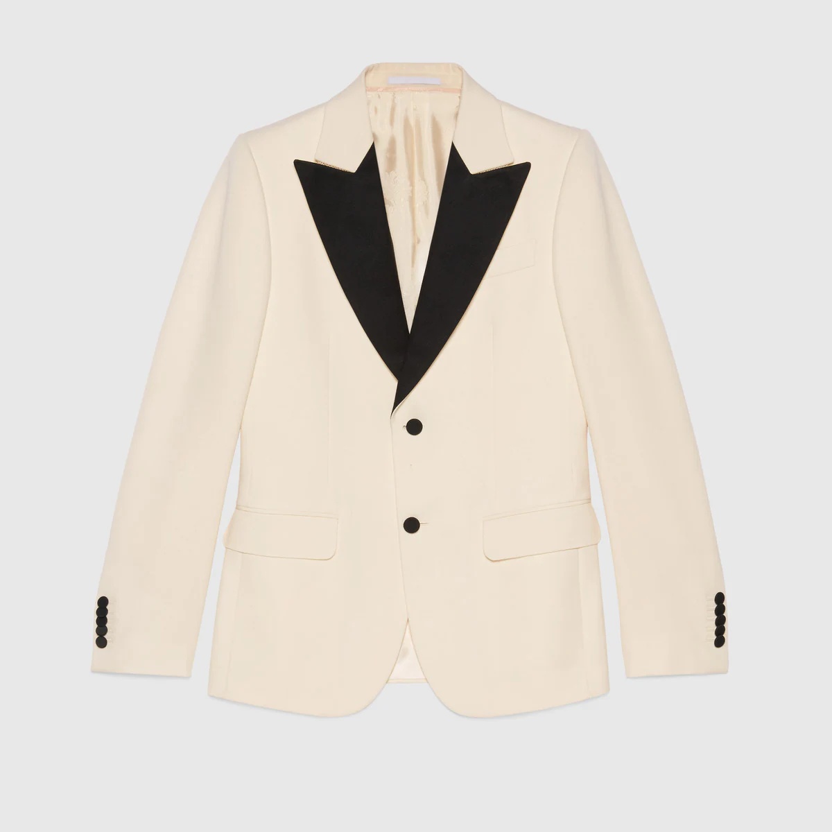 Wool tuxedo jacket - 1