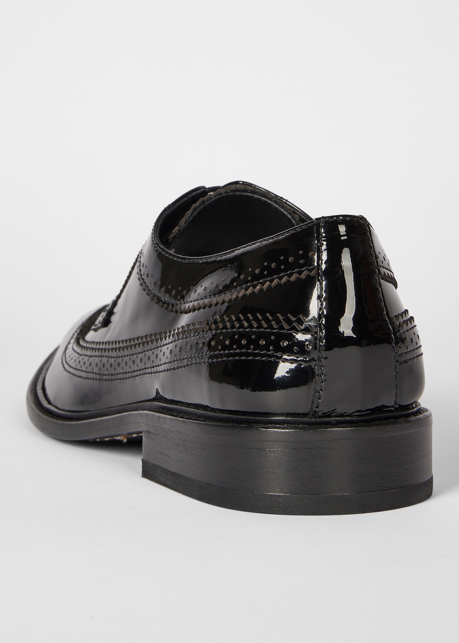 Women's Black 'Fuentes' Patent Leather Brogues - 4