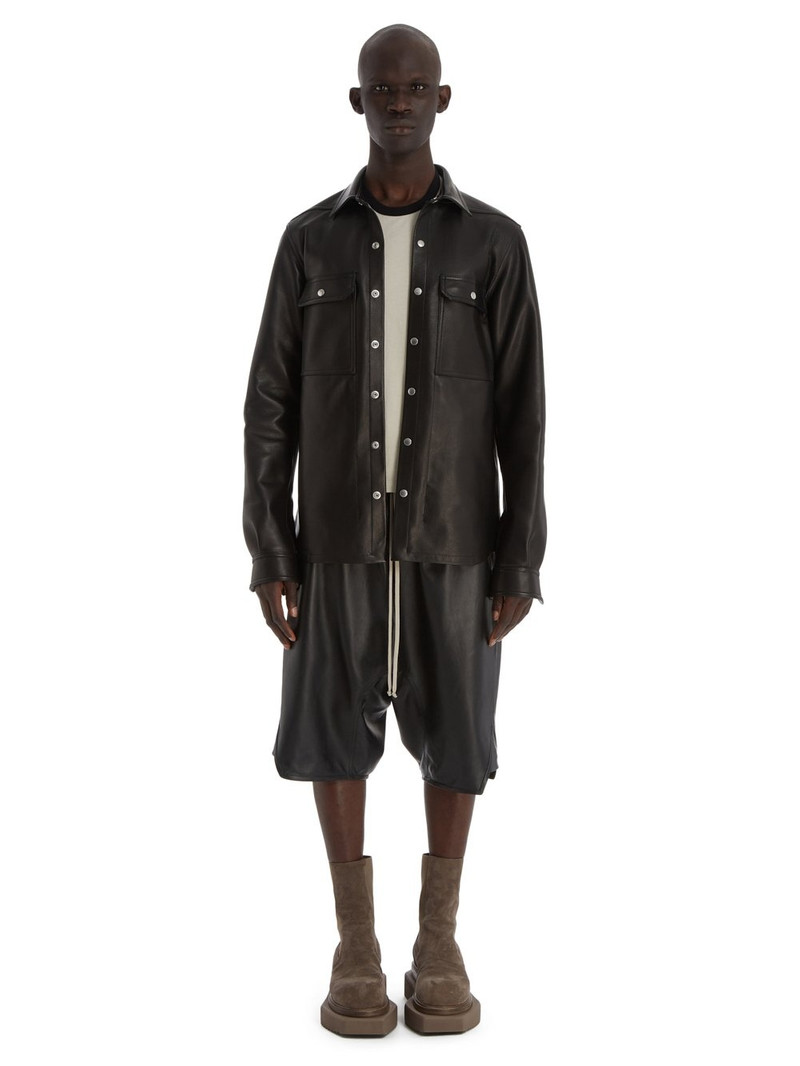 Rick Owens Leather Overshirt 9