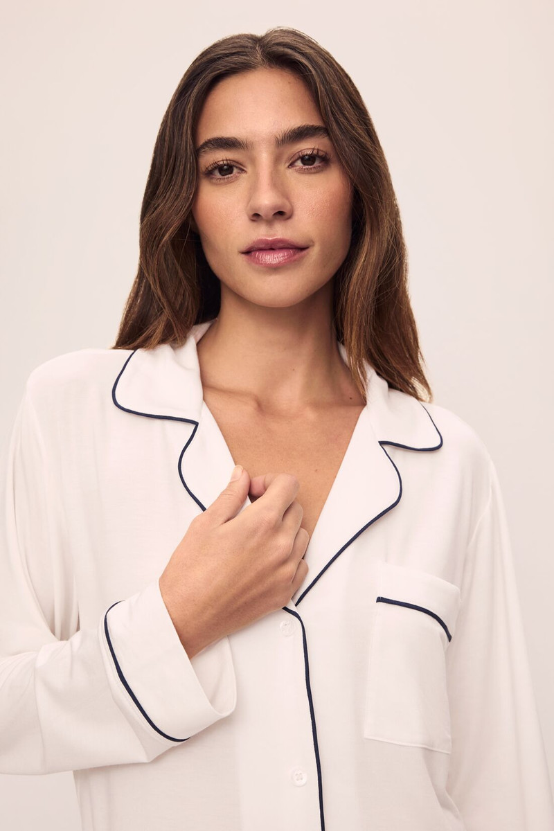 Gisele TENCEL™ Modal Relaxed Long Sleeve Short PJ Set 3