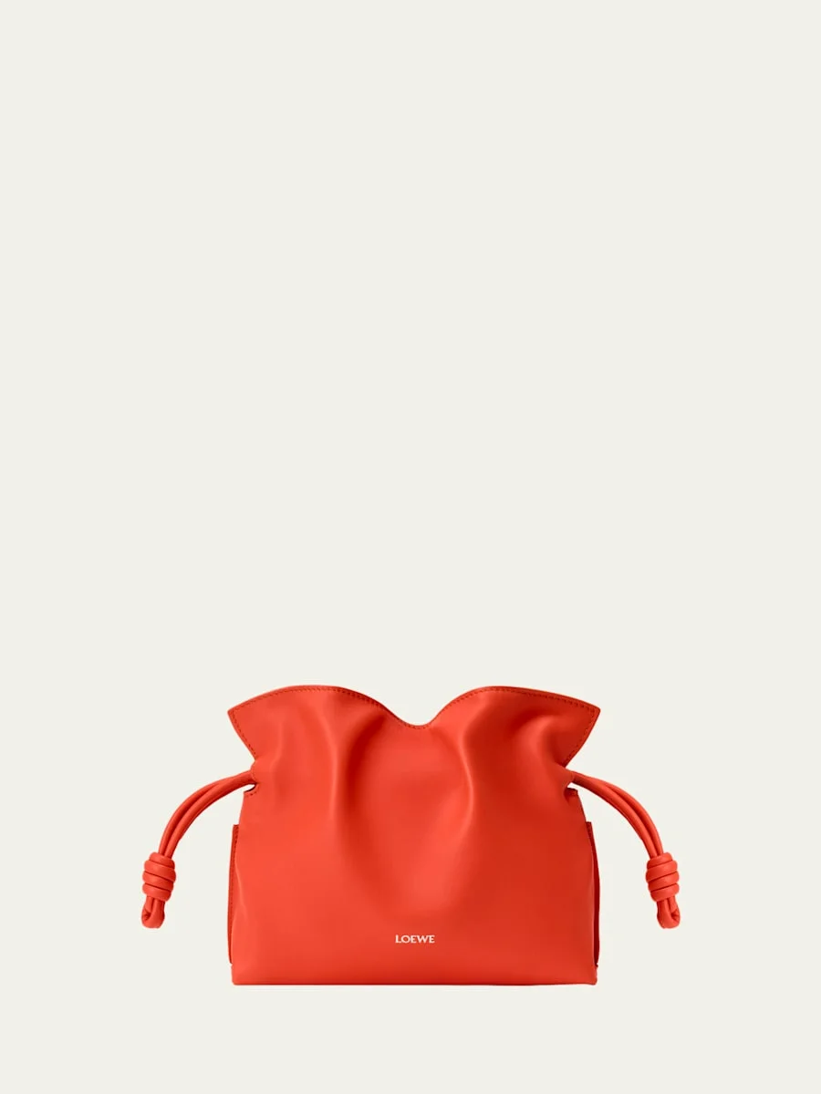 Flamenco Mini Clutch Bag in Nappa Leather - 1