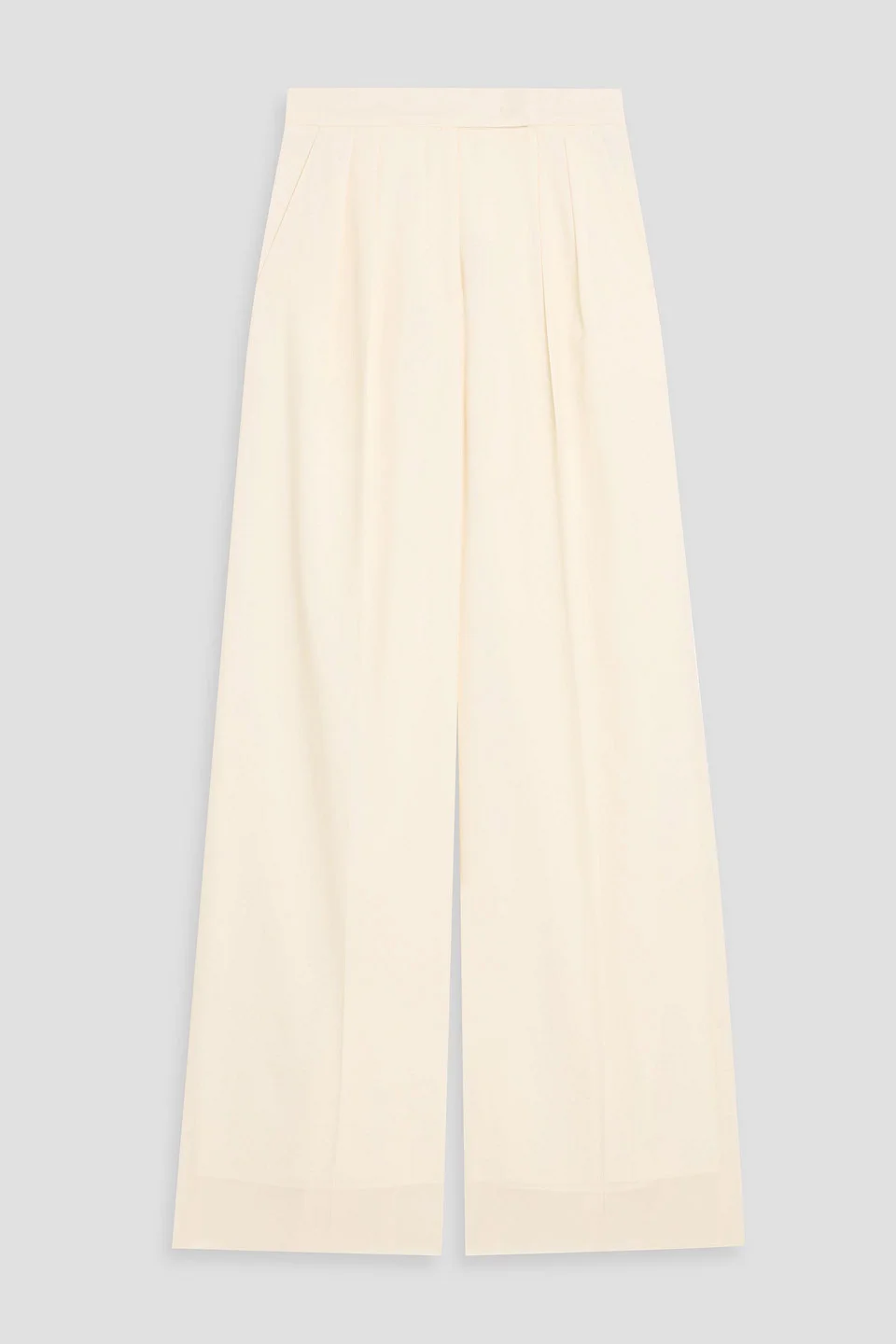 Piombo wool-crepe wide-leg pants - 1