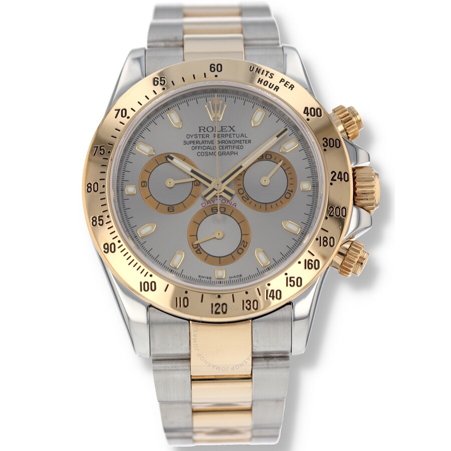 Pre-owned Rolex Cosmograph Daytona Chronograph Automatic Chronometer Silver Dial Men's Watch 116523  - 1