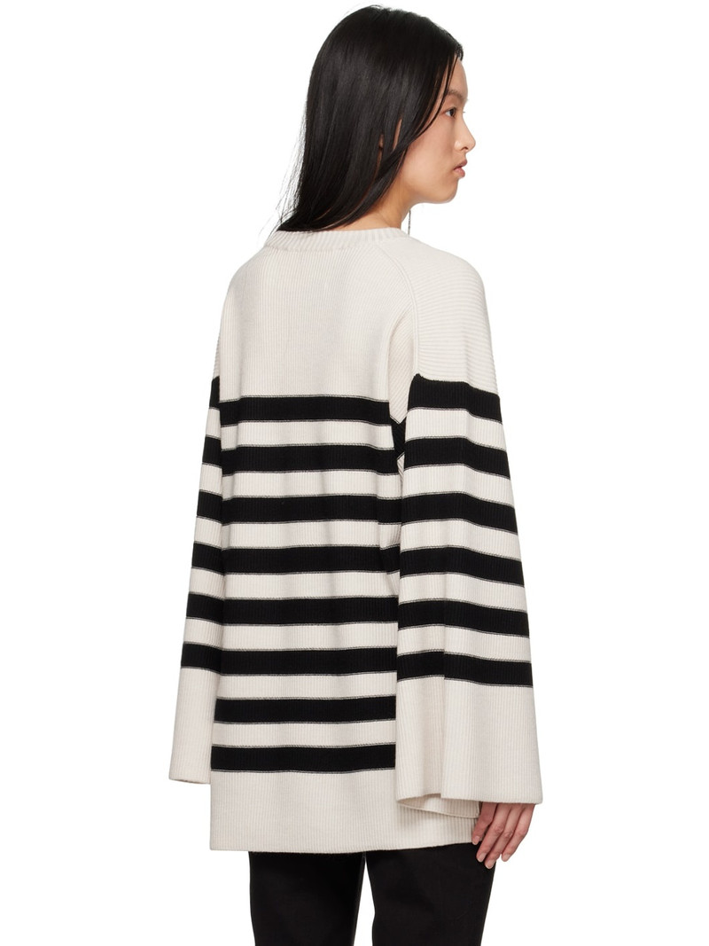 Beige & Black Leon Sweater 3