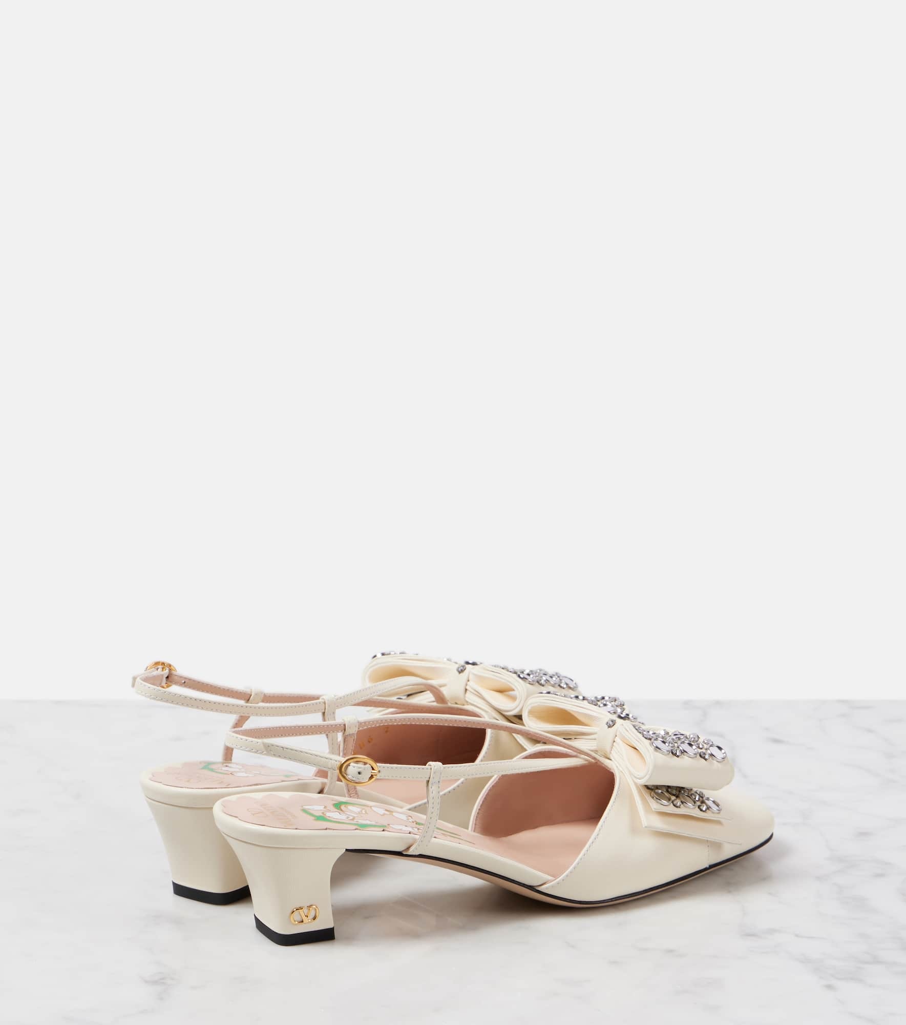 Bowow 45 embellished slingback pumps - 2
