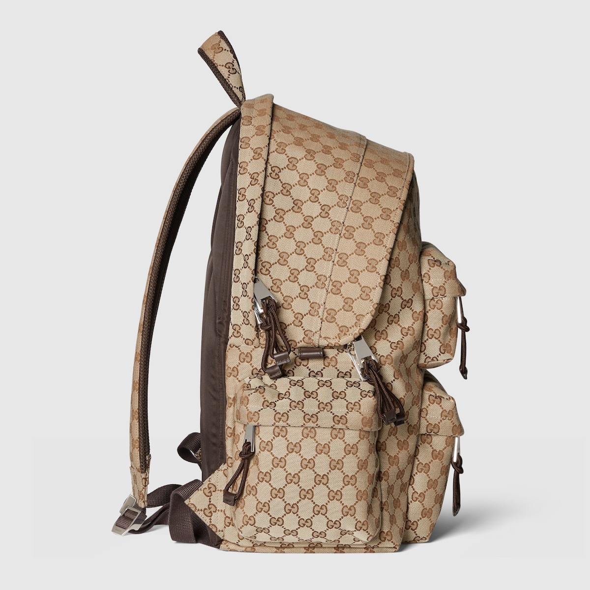 Large backpack with Gucci logo - 5