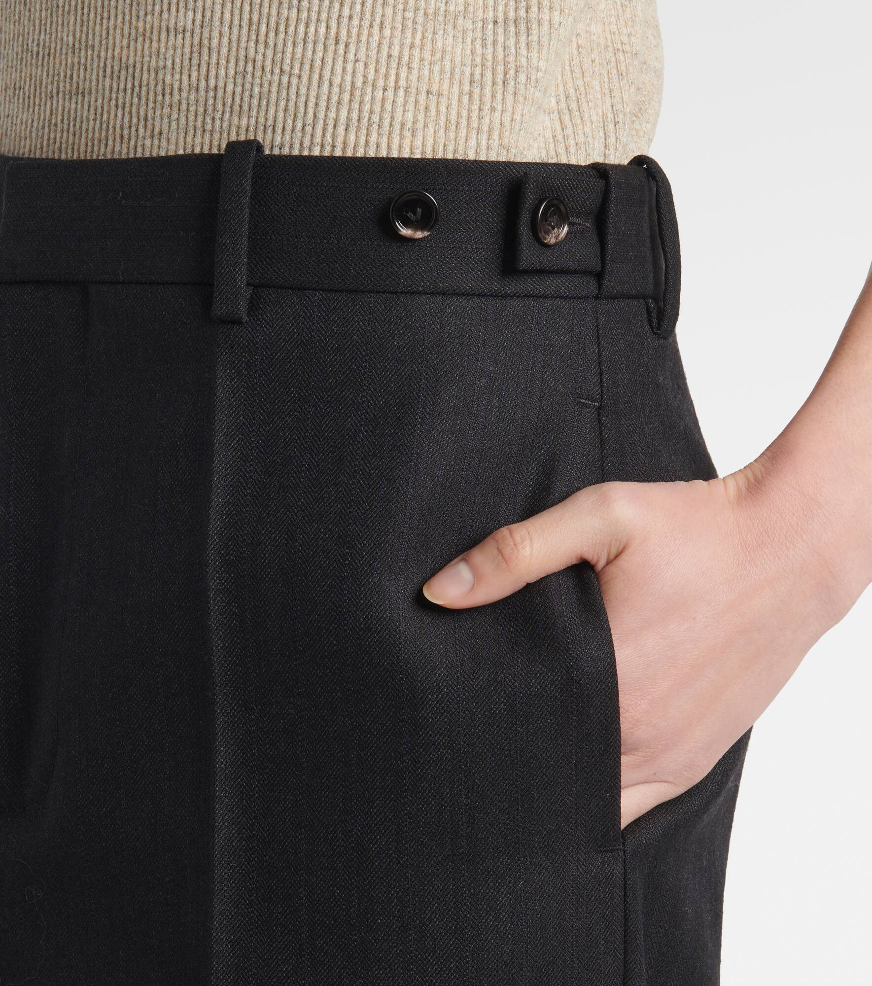 Wool tapered pants - 5