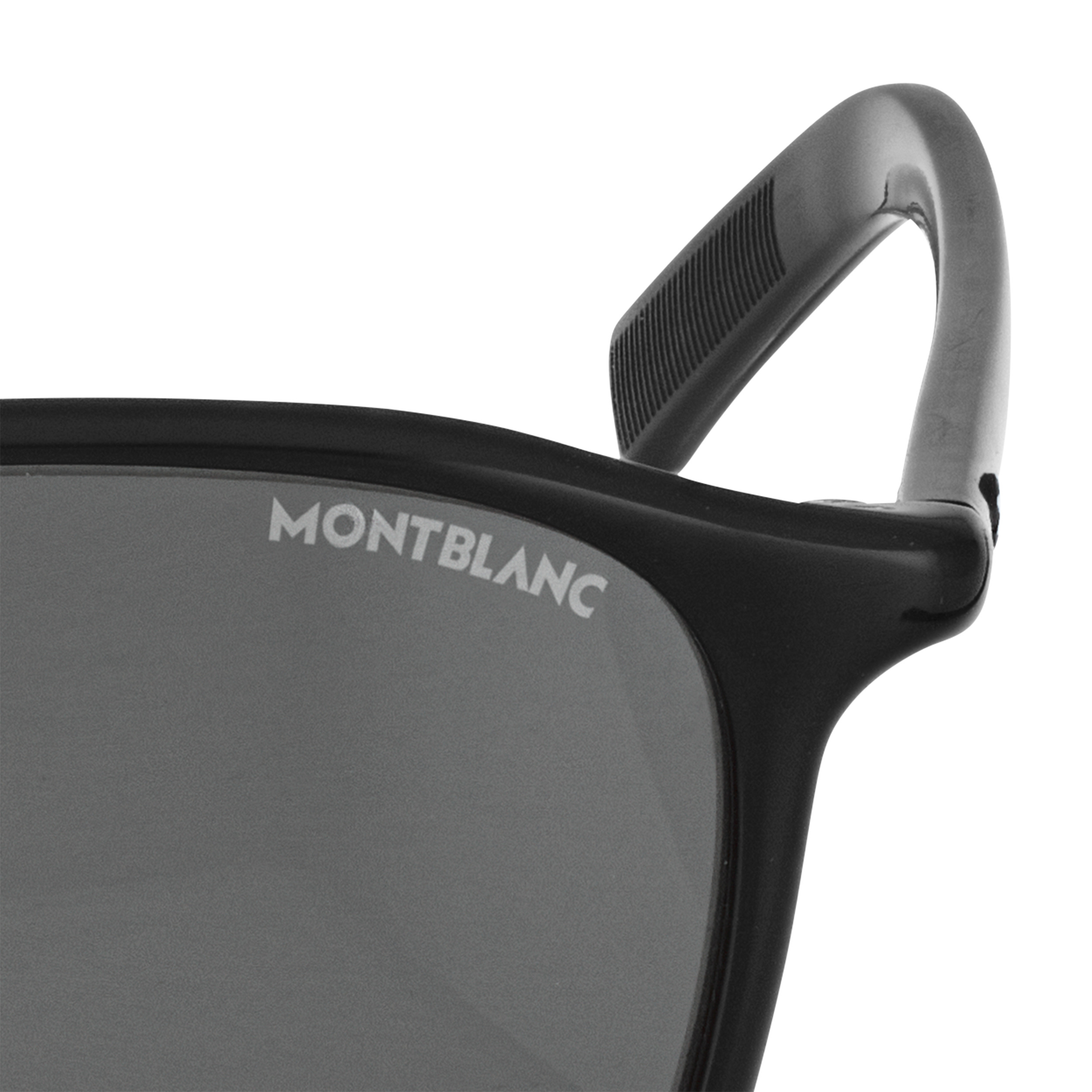 Squared Sunglasses with Black-Colored Acetate Frame - 3