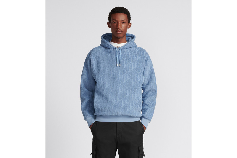 Dior Oblique Relaxed-Fit Hooded Sweatshirt 4