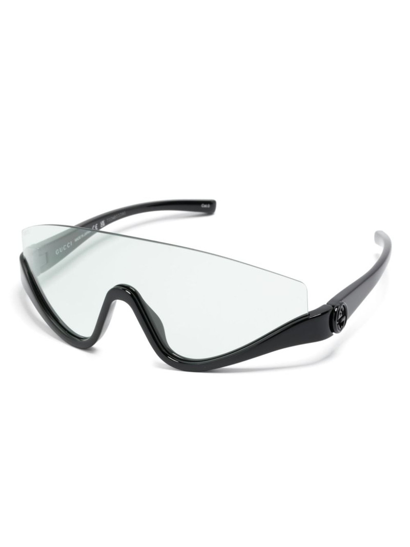 GUCCI shield-frame sunglasses outlook