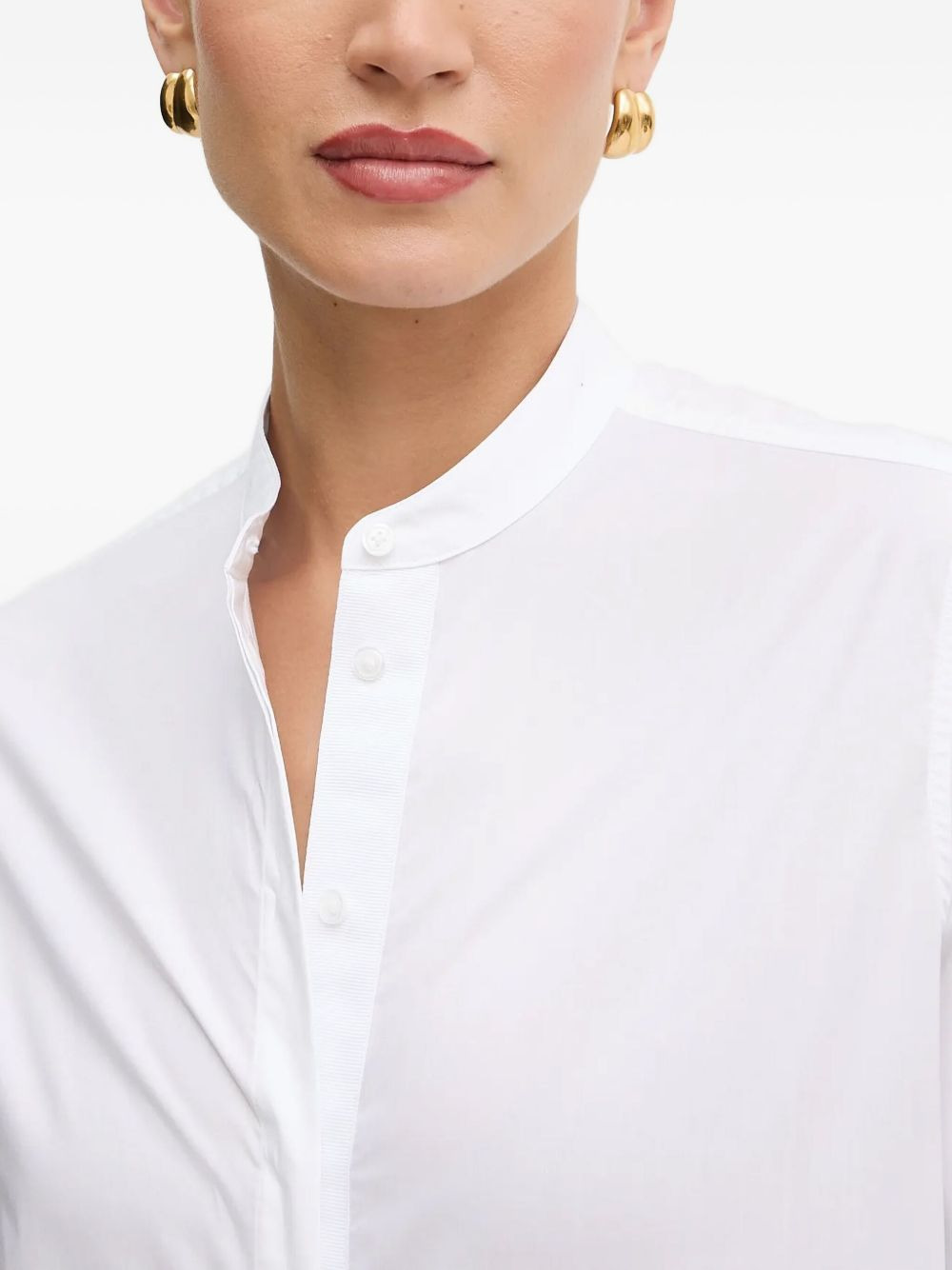 Bertyna Monday mandarin-collar shirt - 4