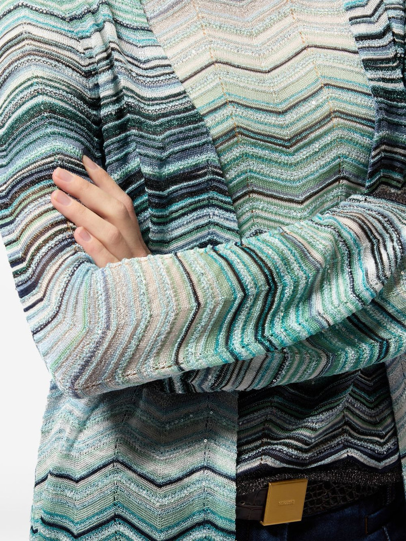 chevron long cardigan 4